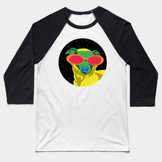 perro cool espacial Baseball T-Shirt by TheSk